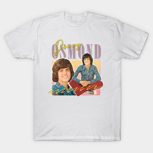 Donny Osmond / Retro 70s Aesthetic Fan Design T-Shirt by DankFutura